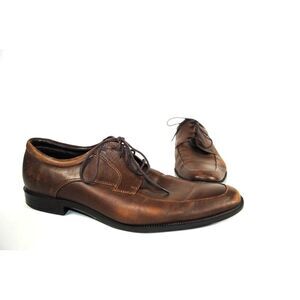 Men's Aston Grey‎ Brown Leather Oxford: Size 11